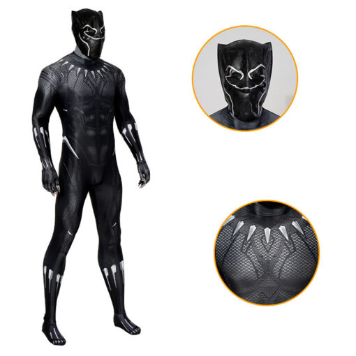 Black Panther Bodysuit Cosplay Costume