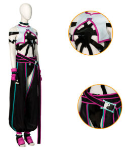 Street Fighter Han Juri Cosplay Costume