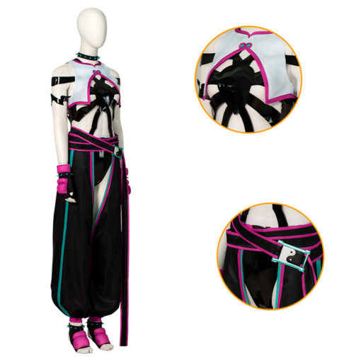 Street Fighter Han Juri Cosplay Costume