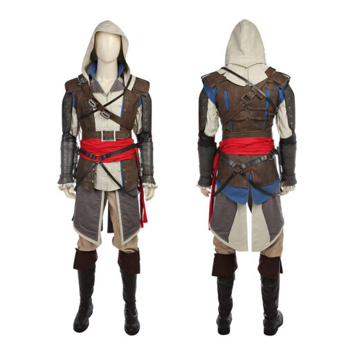 Assassins Creed Edward James Kenway Cosplay Costume