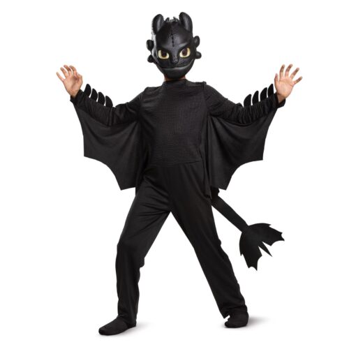 How to Train Your Dragon Night Fury Toothless Cosplay Costume