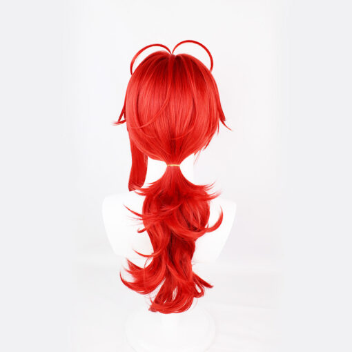 Genshin Impact Diluc Cosplay Wig