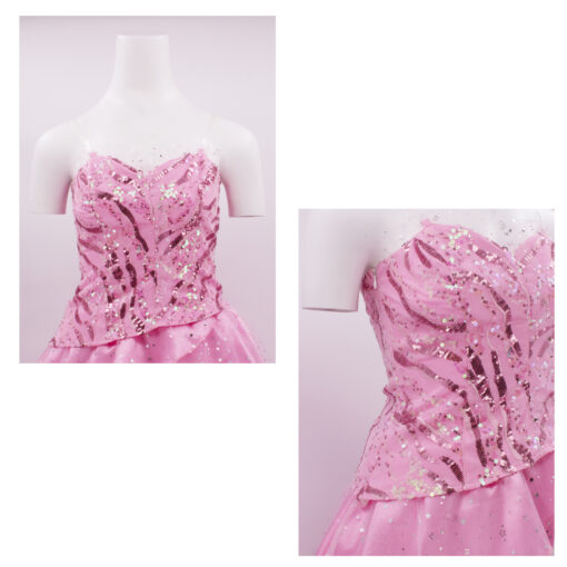 Wicked Glinda Pink Skirt Cosplay Costume