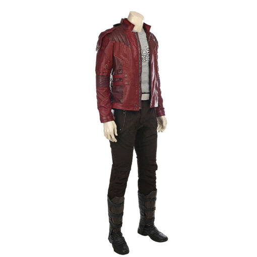 Guardians of the Galaxy Star-Lord Peter Quill Leather Jacket Cosplay Costume