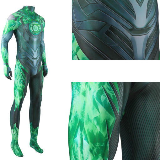 Justice League Green Lantern Jumpsuit Cosplay Costume