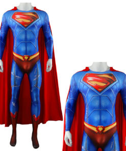 Justice League Superman Jumpsuit Cosplay Costume