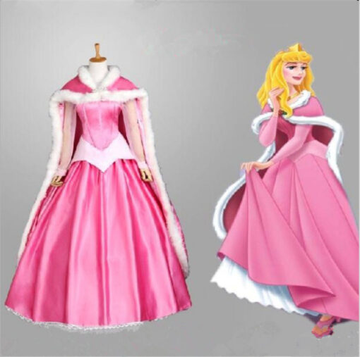 Sleeping Beauty Princess Aurora Cosplay Costume