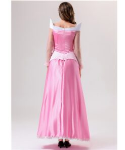 Sleeping Beauty Princess Aurora Pink Dress Cosplay Costume