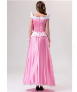 Sleeping Beauty Princess Aurora Pink Dress Cosplay Costume