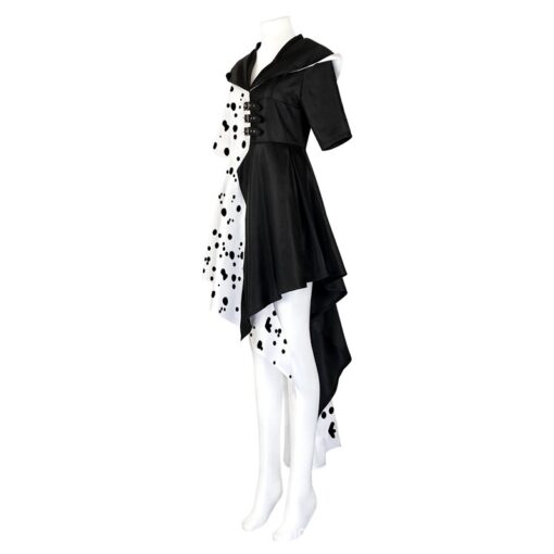 Cruella Cruella De Vil Dress Cosplay Costume