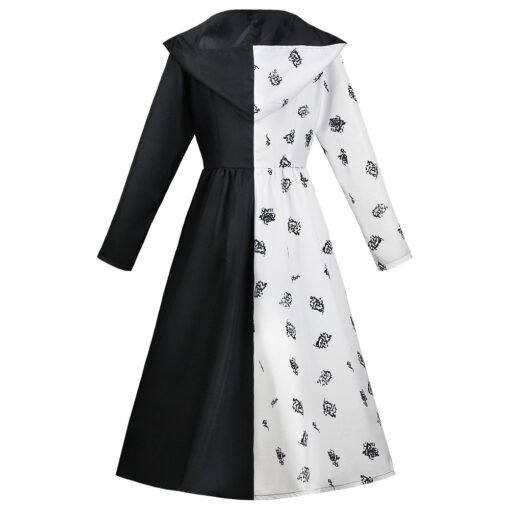 Cruella Cruella De Vil Dress Cosplay Costume