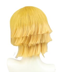 Demon Slayer Agatsuma Zenitsu Cosplay Wig Short