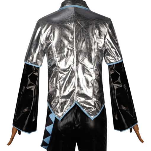 Hatsune Miku Patent Leather Men Performance Cosplay Costume