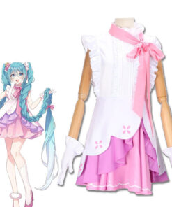 Hatsune Miku Rapunzel Cosplay Costume