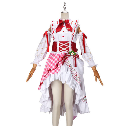 Hatsune Miku 15th Birthday Miku Strawberry Cosplay Costume