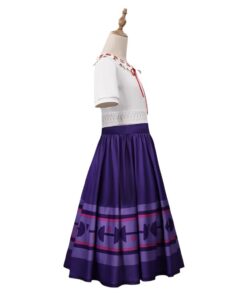 Encanto Luisa Madrigal Dress Cosplay Costume