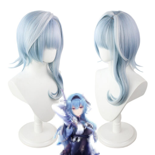 Genshin Impact Eula Cosplay Wig