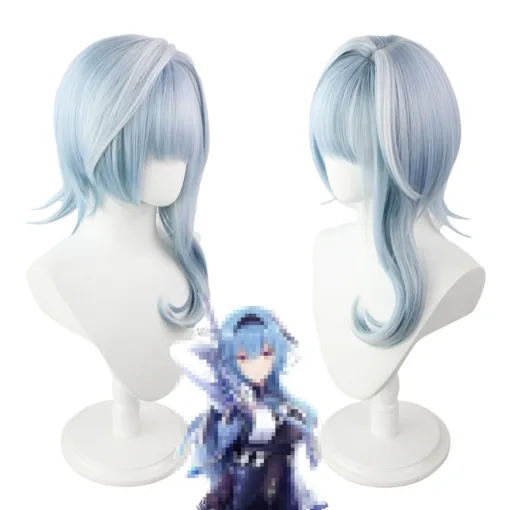 Genshin Impact Eula Cosplay Wig