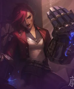 League of Legends The Piltover Enforcer Vi Cosplay Costume