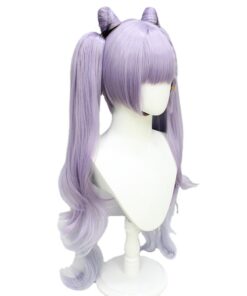 Genshin Impact Keqing Cosplay Wig