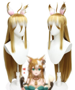 Genshin Impact Ms Hina Gorou Cosplay Wig