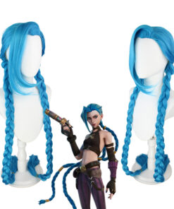 League of Legends LOL Jinx Cosplay Wig