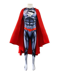 Justice League Superman Clark Kent Jumpsuit Cosplay Costume