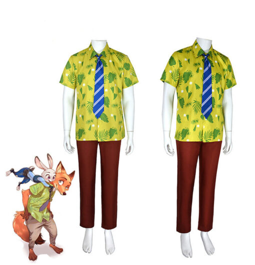 Zootopia Nick Wilde Men Cosplay Costume