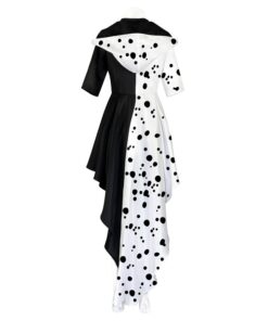 Cruella Cruella De Vil Dress Cosplay Costume