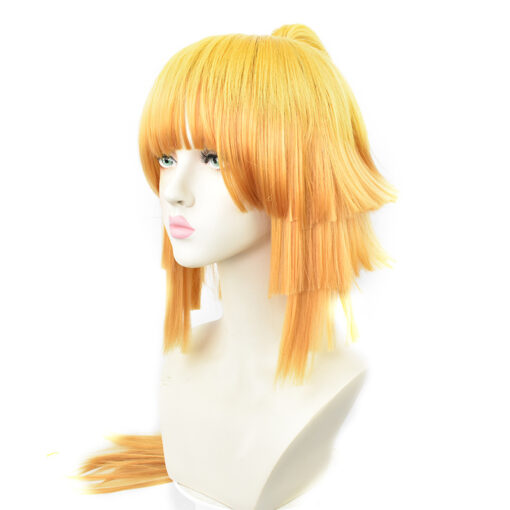 Demon Slayer Agatsuma Zenitsu Cosplay Wig