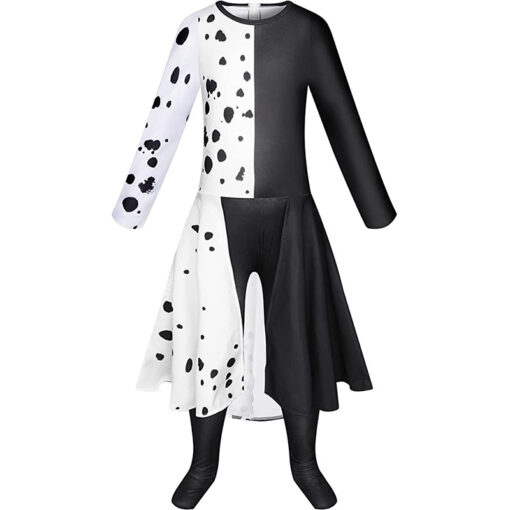 Cruella Cruella De Vil Bodysuit Cosplay Costume