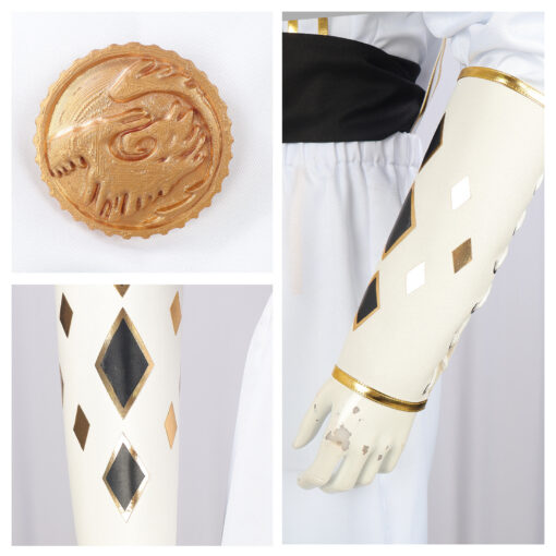 Power Rangers White Ninja Tommy Oliver Cosplay Costume