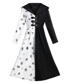 Cruella Cruella De Vil Dress Cosplay Costume