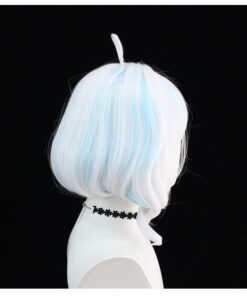 Genshin Impact Focalors Cosplay Wig Short