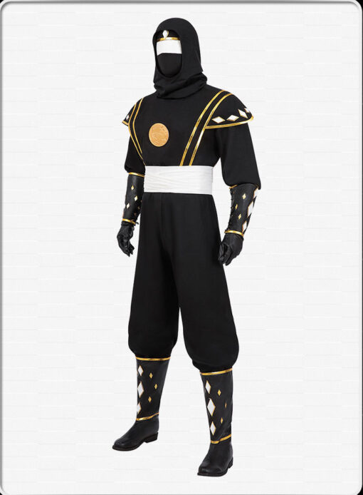 Power Rangers Black Ninja Cosplay Costume