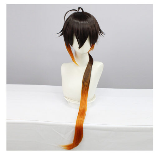 Genshin Impact Zhongli Cosplay Wig