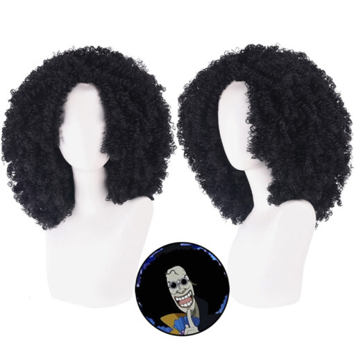 One Piece Brook Cosplay Wig