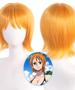 One Piece Nami Cosplay Wig Short