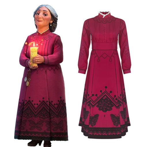 Encanto Abuela Alma Dress Cosplay Costume