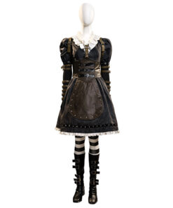 Alice: Madness Returns Alice Black Dress Cosplay Costume