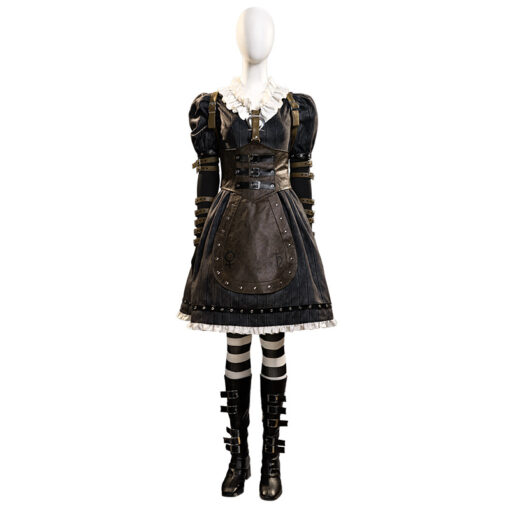 Alice: Madness Returns Alice Black Dress Cosplay Costume