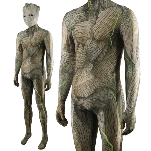 uardians of the Galaxy Groot Bodysuit Cosplay Costume