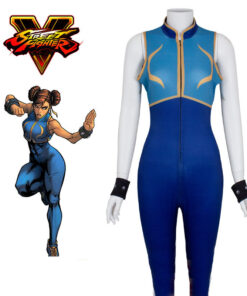 Street Fighter Chun Li Bodysuit Cosplay Costume