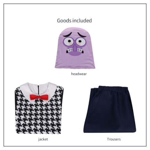 Inside Out Fear Cosplay Costume