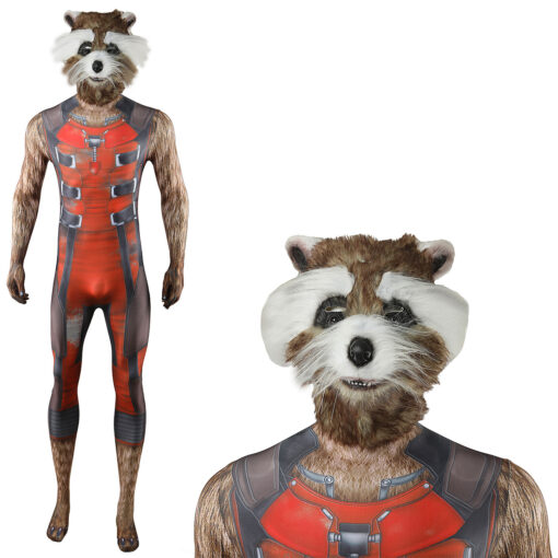 Guardians of the Galaxy Rocket Raccoon Bodysuit Cosplay Costume