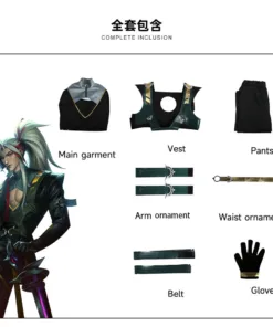 League of Legends The Unforgotten Yone Cosplay Costume