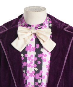 Charlie and the Chocolate Factory Willy Wonka Purple Tuxedo Cosplay Costume