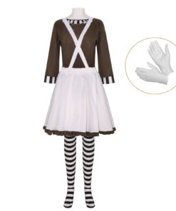 Charlie and the Chocolate Factory Oompa Loompa Women Cosplay Costume