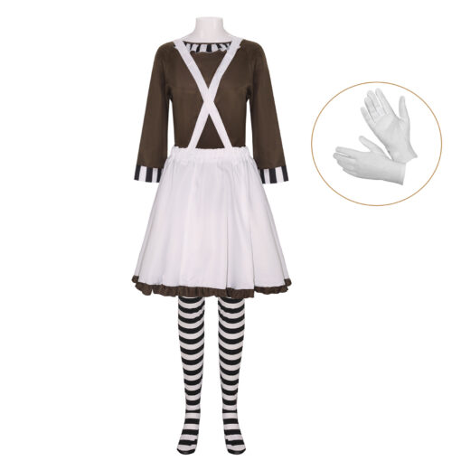 Charlie and the Chocolate Factory Oompa Loompa Women Cosplay Costume