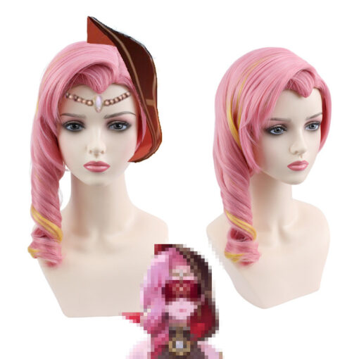 Genshin Impact Eremite Scorching Loremasters Cosplay Wig